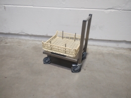 Cart for dishwasher baskets
